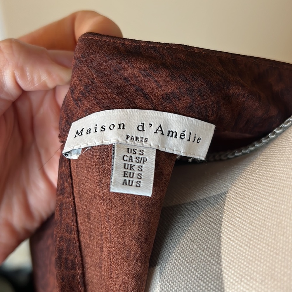 NWOT Maison d’ Amélie Top - Picture 6 of 6